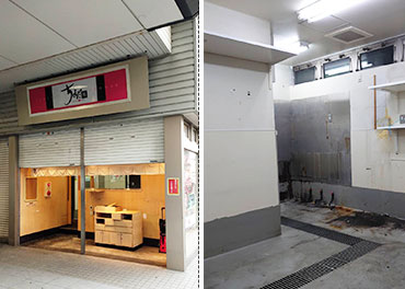 JR高架下食物販店(埼玉県)
